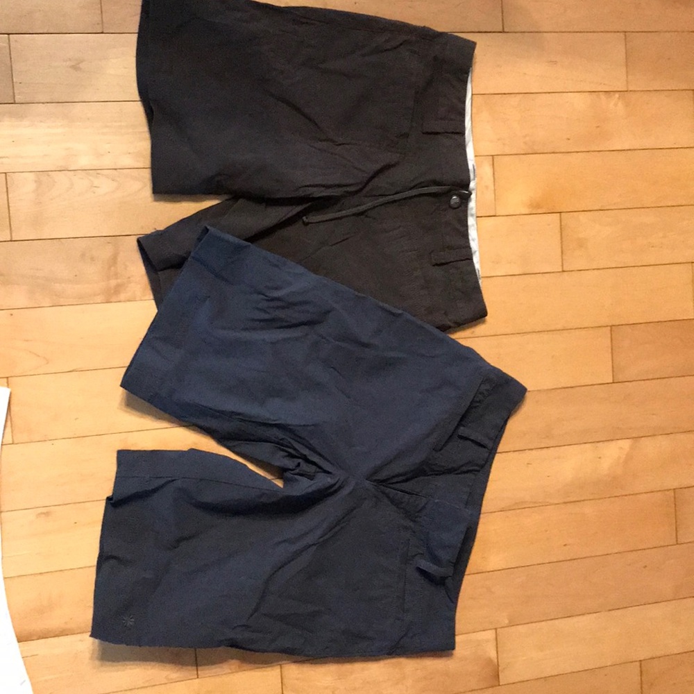 Two parts of dipper shorts. Longer length.